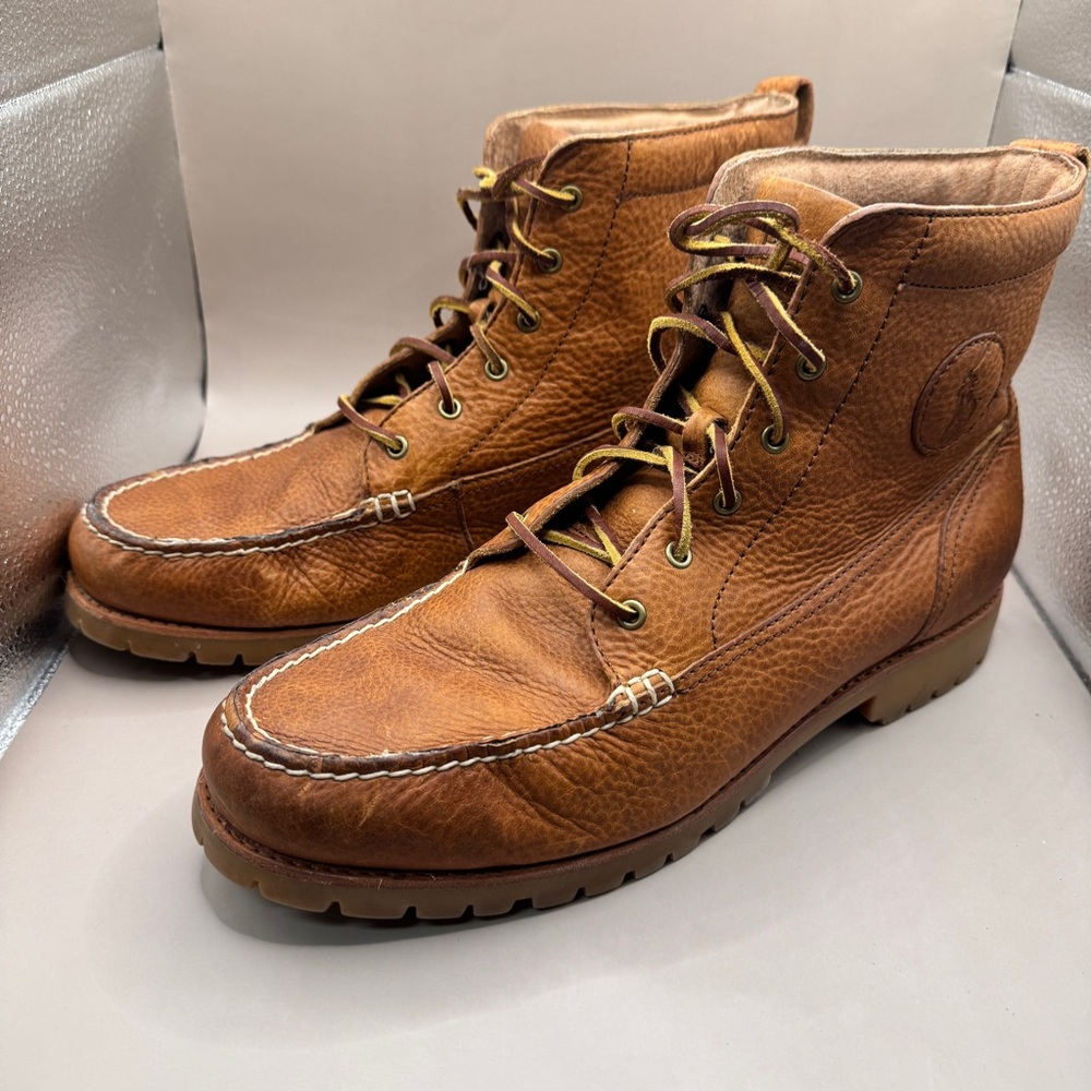 Polo Ralph Lauren Rodway leather Boots Men’s 12D